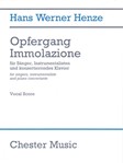 Opfergang Immolazione Vocal Scor