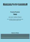 Trio for Piano, Oboe and Bassoon [trio] Poulenc Score & Pa