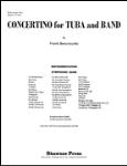 Concertino for Tuba and Band [concert band] Bencriscutto Score & Pa