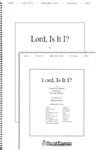 Lord, Is It I? (from Song of the Shadows)