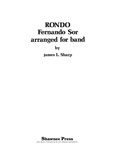 Rondo [concert band] Sharp Score & Pa