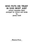 Who Puts His Trust in God Most Just