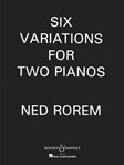 Six Variations For 2 Pianos