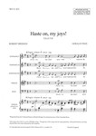 Haste on, my joys!