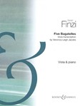 Five Bagatelles Transcription For Viola And Piano