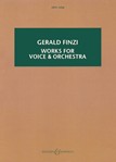 Works for Voice and Orchestra Study Scor