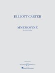 Mnemosyne for Solo Violin [violin] Carter