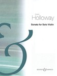 Sonata for Solo Violin [violin] Holloway