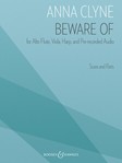 Beware Of for Alto Flute, Viola, Harp, and Pre-recorded Audio - Score and Parts