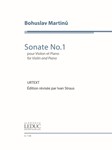 Sonata No. 1 - for Violin and Piano