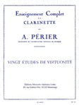 Auguste Perier - Vingt Etudes De Virtuosite Pour Clarinette