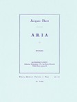 Aria For Flute (or Oboe), Clarinet And Piano