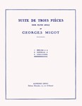 Suite De 3 Pieces (flute Solo)