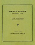Berceuse Chinoise Op.115 (cello & Piano)