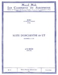 Bourree From Suite In C Bwv 1066 Ten Sax/pno