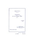 Variations sur un Theme Libre Opus 42