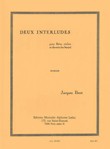 2 Interludes Flute Traversiere Violon Clavecin (ou Harpe)