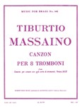 Massaino King Canzon 8 Trombones Mfb140 Score/parts
