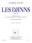 Les Djinns Opus 12 Pour Chant Et Piano