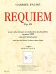 Gabriel Faure - Requiem Pour Soli, Chur Et Orchestre De Chambre Op. 48 (version De 18