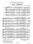 Ave Verum, Op.3 (satb)