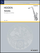 Sonata [alto sax] Heiden - Schott Edition