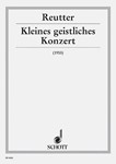 Kleine Geistliches Konzert Alto/va
