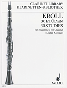 30 Studies for Clarinet [clarinet] Kroll/Klocker