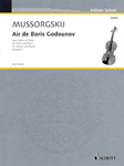 Air de Boris Godounov - Violin and Piano