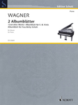 Schott Wagner   Two AlbumblÄtter: Lied Ohne Worte
