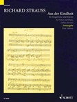Aus Der Kindheit For Voice And Piano First Edition Facsimile