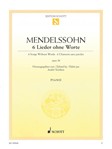 6 Songs Without Words Op. 38 Piano