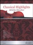 Classical Highlights Arranged For Viola And Piano [viola]