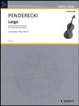 Largo [cello] Pendericki