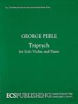 Triptych For Solo Violin And Piano (score And Part)