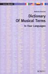 Dictionary of Musical Terms in Four Languages Reference