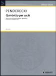 Quintetto per archi [string quintet] Penderecki String Qnt