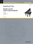 Etude courte mais transcendante, Op. 149 - Piano