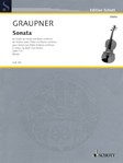 Sonata [violin/basso continuo] Graupner