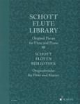 Schott Flute Library - Original Pieces for Flute and Piano, Basso ad lib. Score and