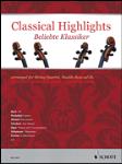 Classical Highlights [string quartet] Score & Pa
