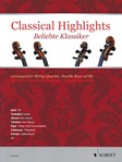 Classical Highlights [string quartet] Score & Pa