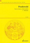 Seven (7) Gates Of Jerusalem - Symphony No. 7 for Narrator, Choir and Orchestra - Study Score