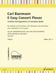 5 Easy Concert Pieces Op 63 [clarinet] Baermann