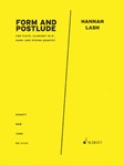 Form and Postlude - Flute, Clarinet in B-Flat, Harp, and String Quartet - Score and Parts