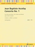 Concerto No 1 in A Minor [violin] Accolay - Schott Edition