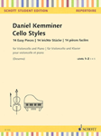 Cello Styles: 14 Easy Pieces - Cello and Piano