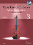 Easy Concert Pieces - Volume 3 - 16 Famous Pieces from 4 Centuries Violin and Piano VIOLIN/PIA