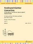 Kuchler - Concertino D Minor Op. 15 for Violin and Piano (Schott Student Edition)