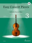 Easy Concert Pieces - Volume 3 - for Double Bass and Piano Edition with Online Audio